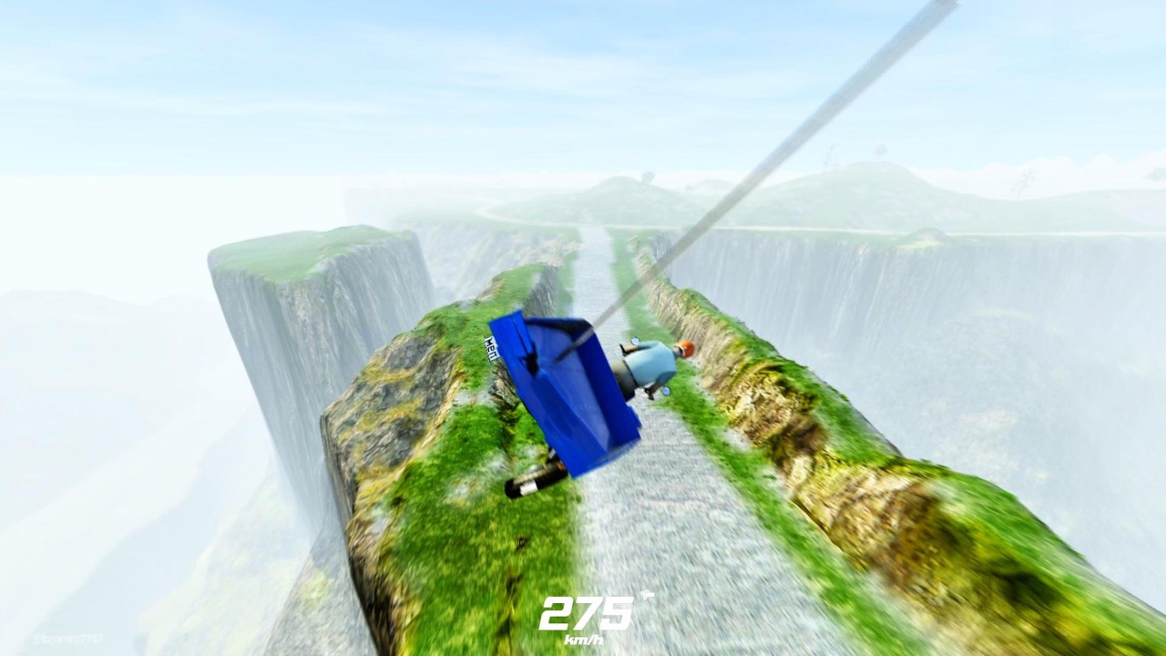 Speed boost 1000kmh which car can survive #48 - BeamNG.Drive