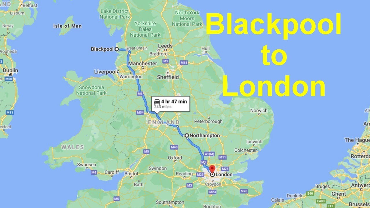 Blackpool to London   September 2017