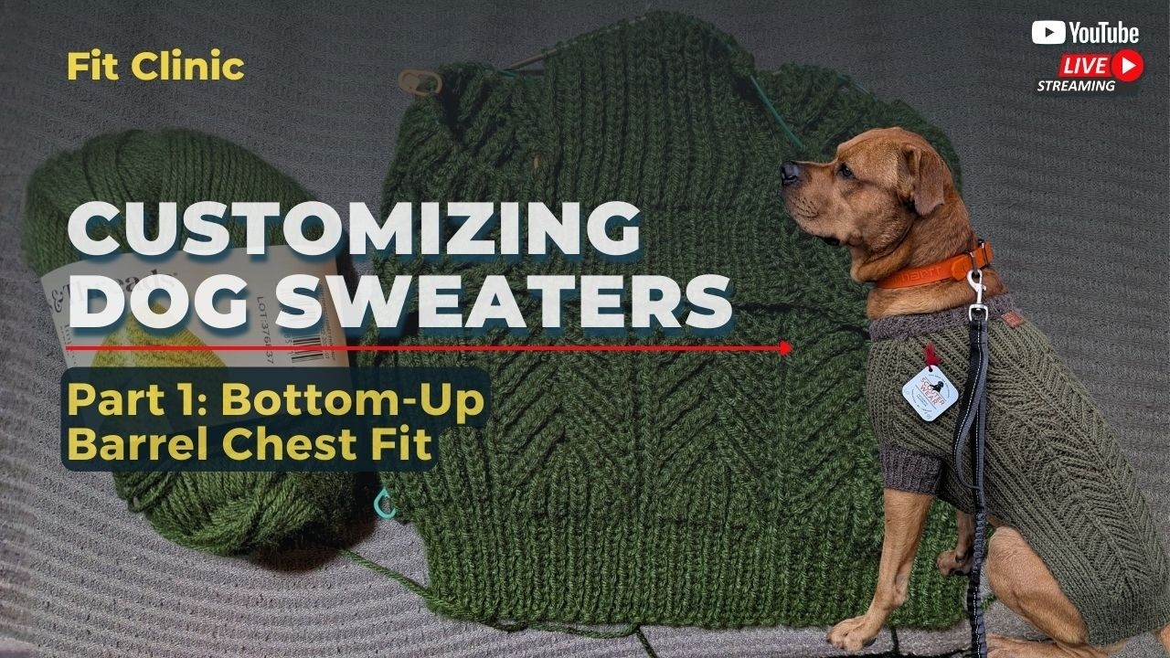 How I Customize Knit Sweaters to Fit Real Dogs