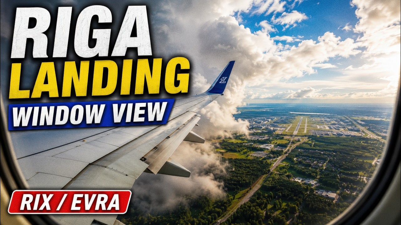 ► Full Approach and Landing in Riga (EVRA/RIX)