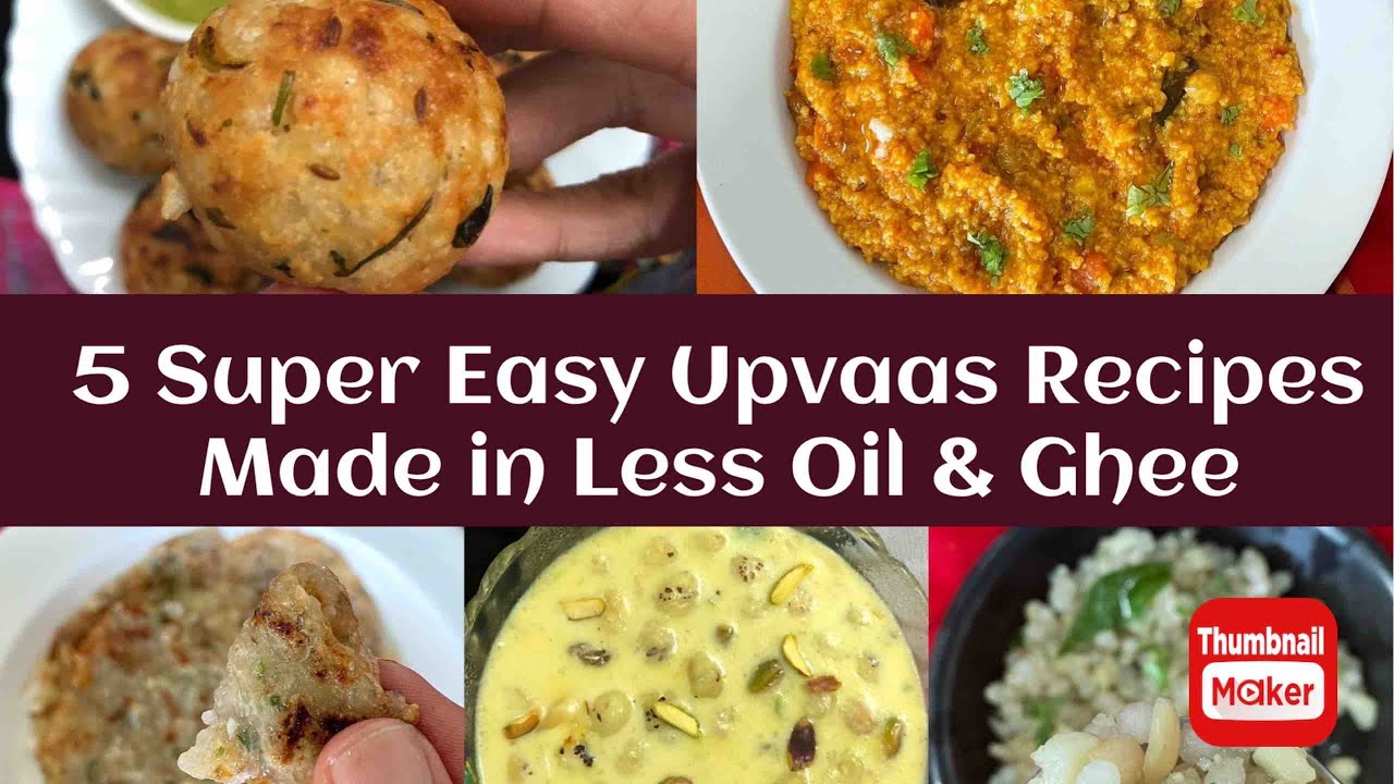 Navratri Special 5 Super Easy Upvaas Recipe #sabudana #sabudanakhichdi #sabudanarecipe #fasting