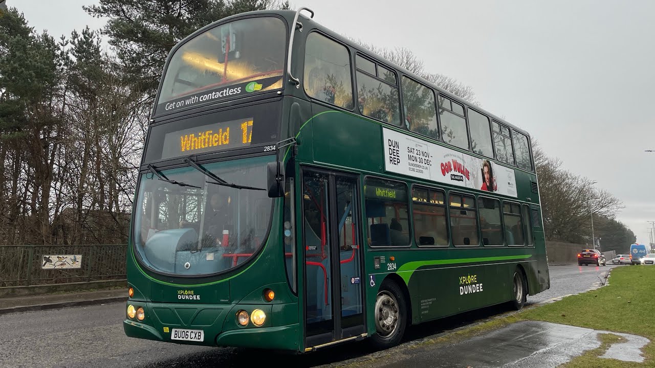 *High revs* Xplore Dundee Volvo B7TL Gemini 1 2834 (BU06 CXB) Service:17