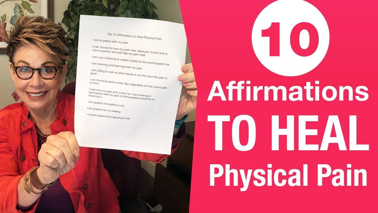 10 Affirmations To Heal Physical Pain | Carol Tuttle