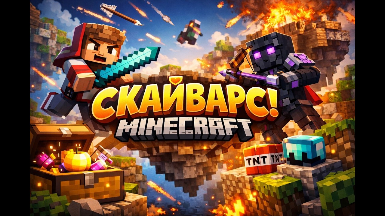 Minecraft sky wars gemeplay