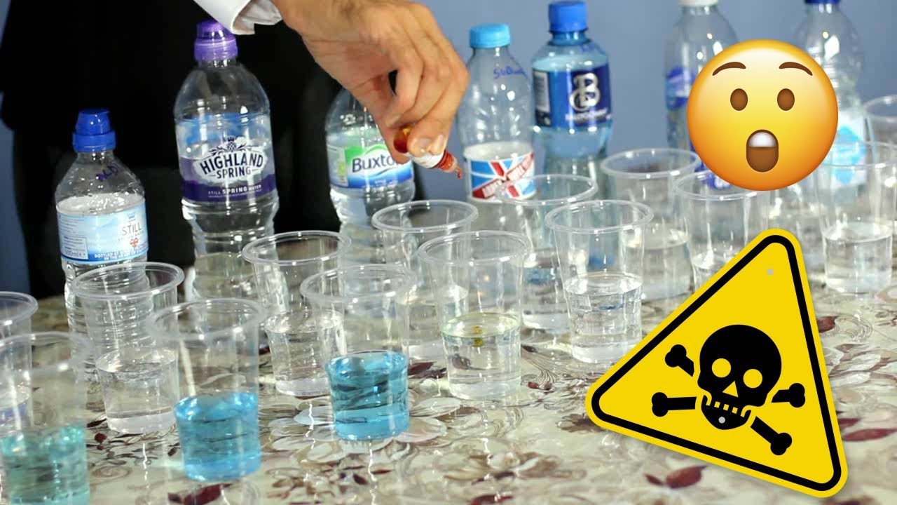 PURITY/PH TEST OF 11 POPULAR BOTTLED WATER (UK)