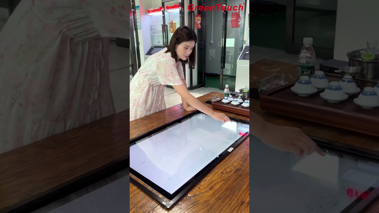 27 32 49 55 65 75 inch ir touch frame touch screen from GreenTouch.#irtouch #touchscreen #factory