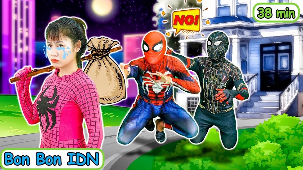 Ayah dan anak tidak punya hati -  Benarkan Istrinya || Spider-Man vs Joker || Bon Bon IDN +lagi