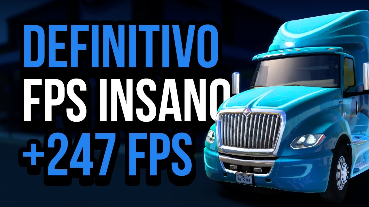 AMERICAN TRUCK SIMULATOR: COMO AUMENTAR FPS E DESEMPENHO, E RODAR EM PC FRACO | Otimizar ATS✔️