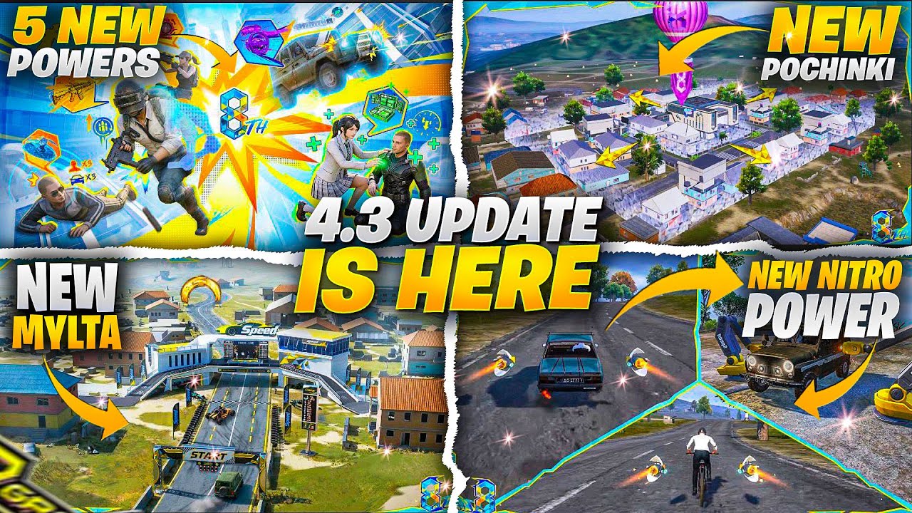 4.3 Update is here | All New Features in New Version | 8th Anniversary Event | PUBGM 