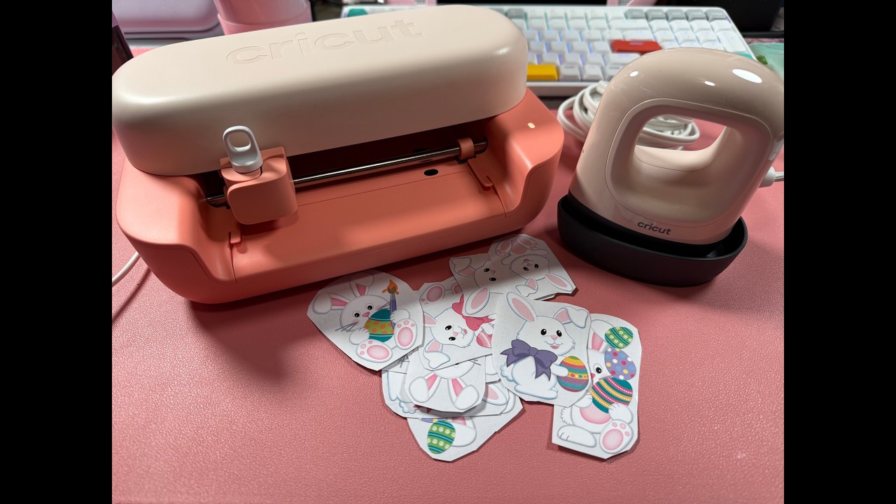 Cricut Joy 2 Coral Ultimate Plus Unbox and Sticker project Using iPad
