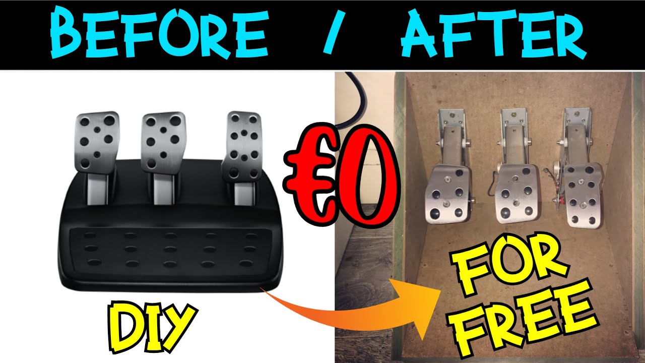 HOW TO MAKE LOGITECH INVERTED PEDALS DIY