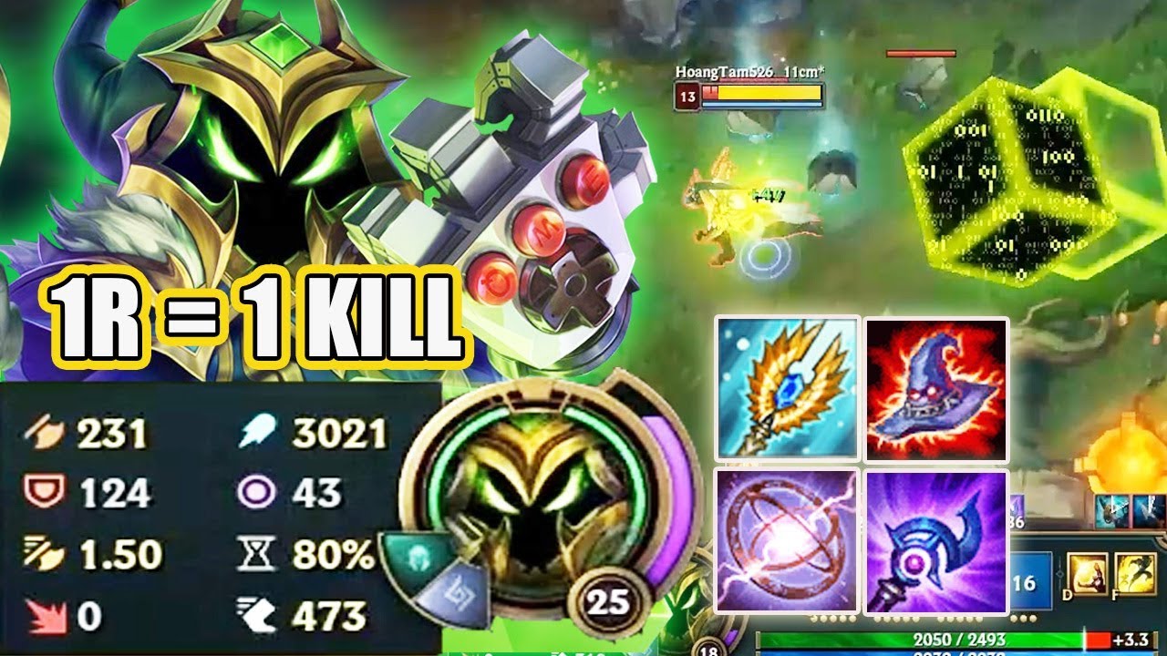 1 R = 1 KILL ? PHÁ ĐẢO URF VỚI VEIGAR 3000 AP !