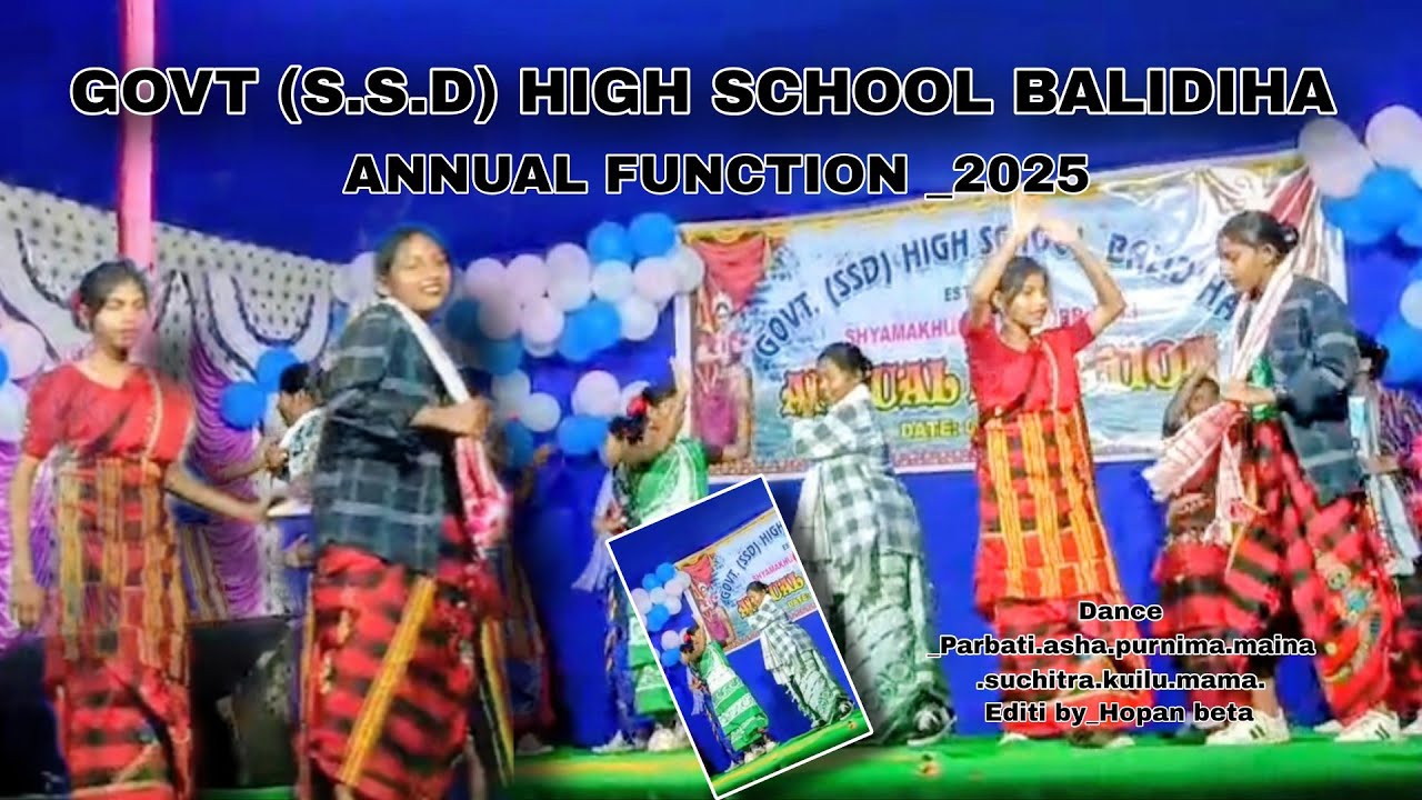 ERILI KURI 2 SANTALI SONG #GOVT S.S.D HIGH SCHOOL BALIDIHA ANNUAL FUNCTION @HOPAN BETA OFFICIAL 