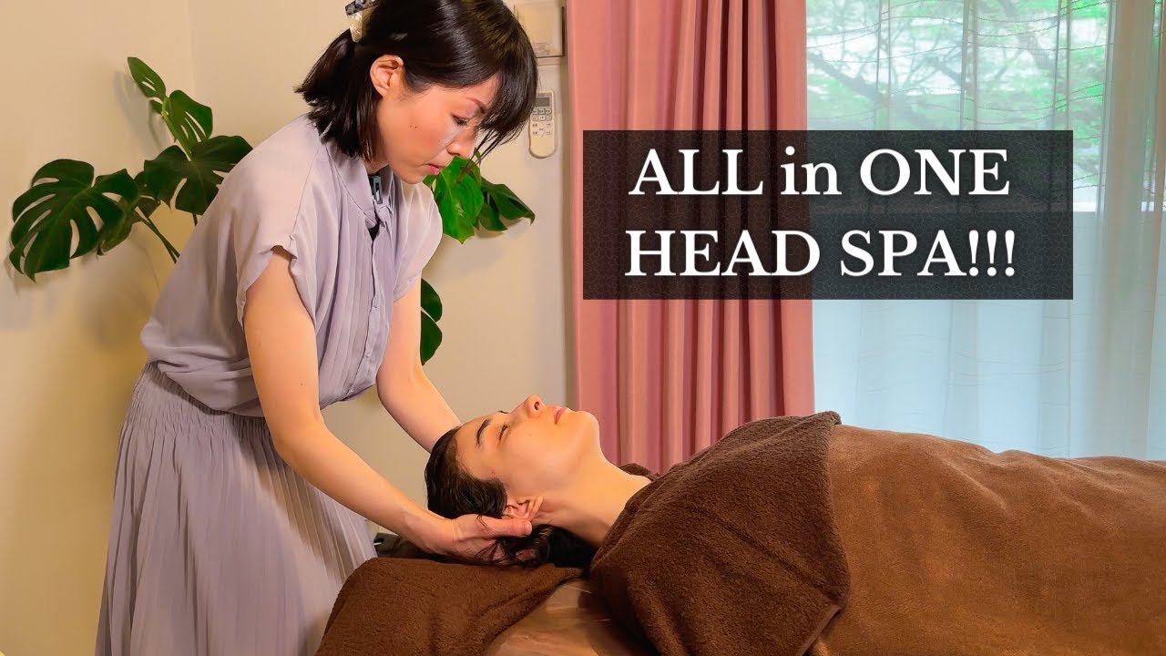 ASMR I got THE BEST ALL in ONE HEAD SPA in FUKUOKA, JAPAN!!! (SOFT SPOKEN)