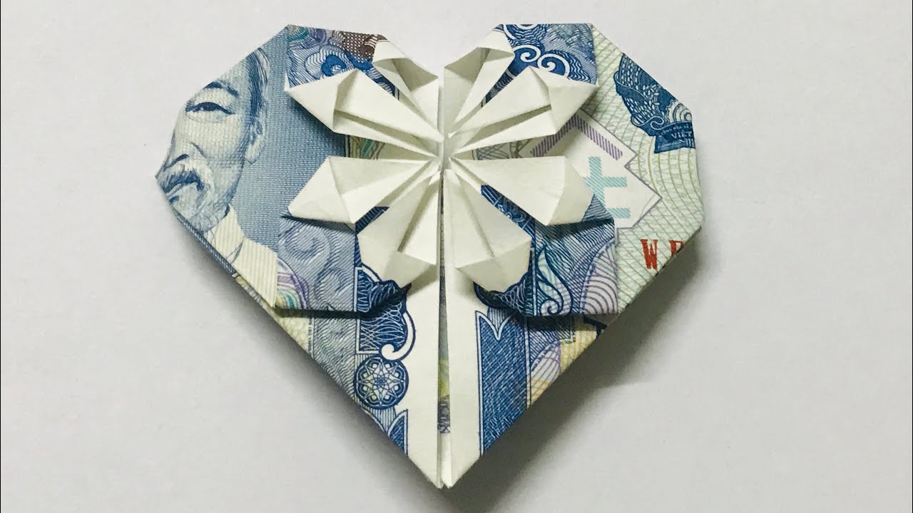 Origami: Xếp hình trái tim 1 (Fold The heart)