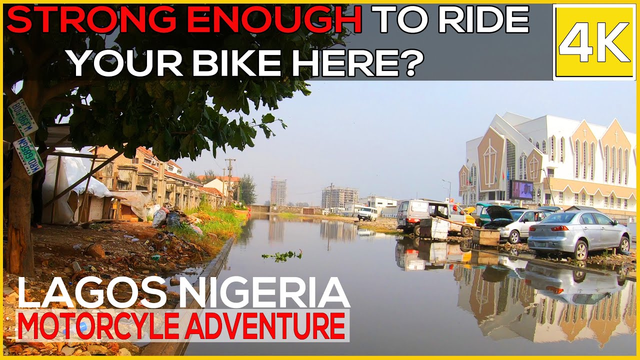They said only strong men can pass here ! Motorcycle Travel in LAGOS Nigeria with @AFRICANTIGRESS