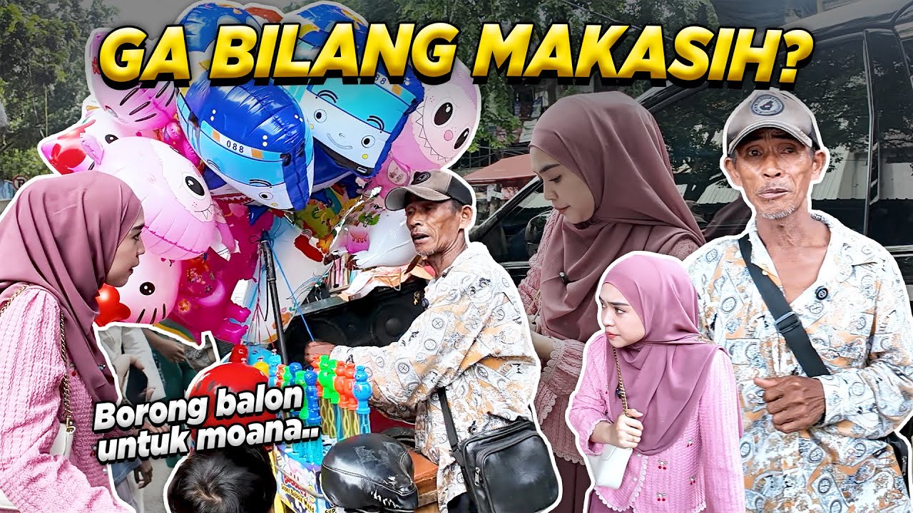 BAPAK INI BILANG MAKASIH GAK??? Social Experimen..