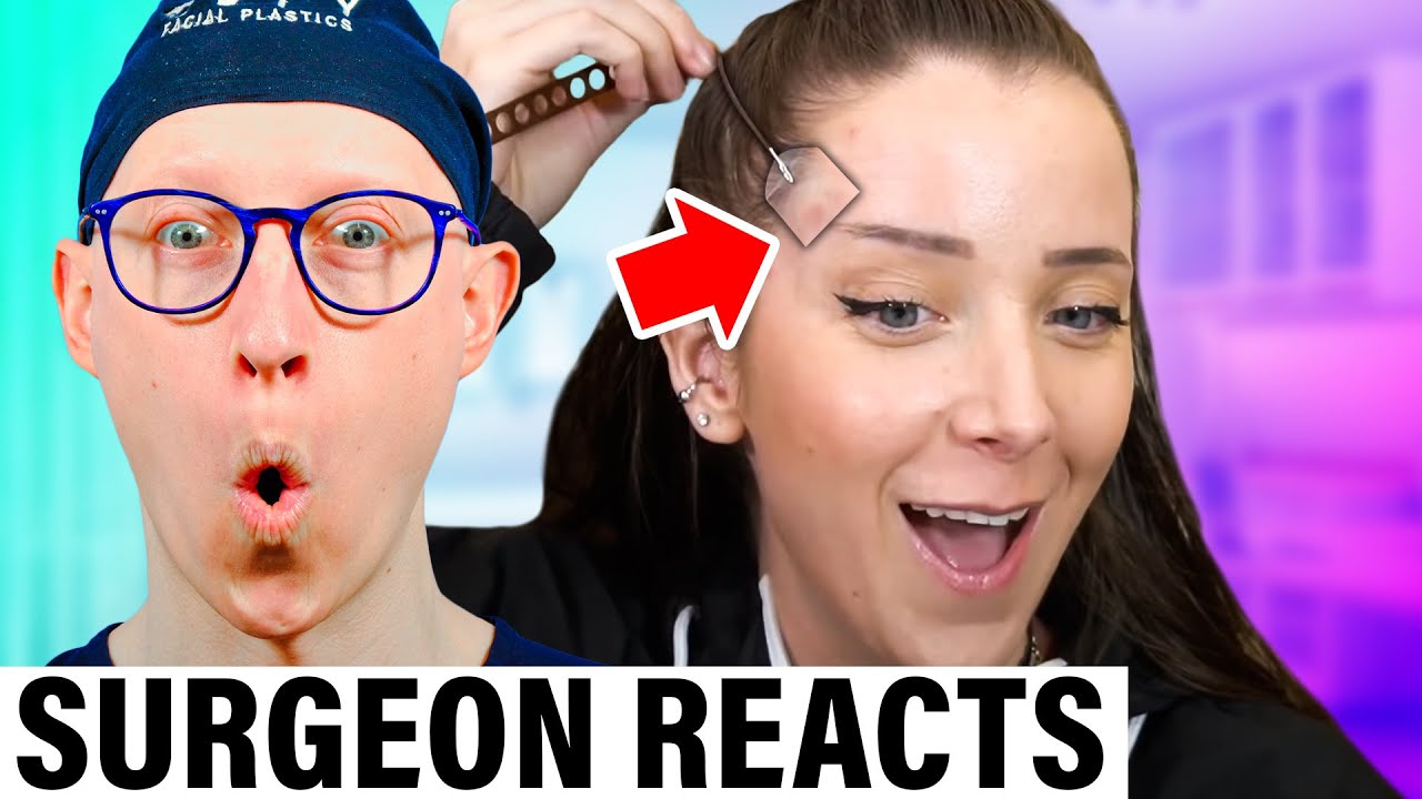 Jenna Marbles Tape Face Lift | Surgeon Reacts