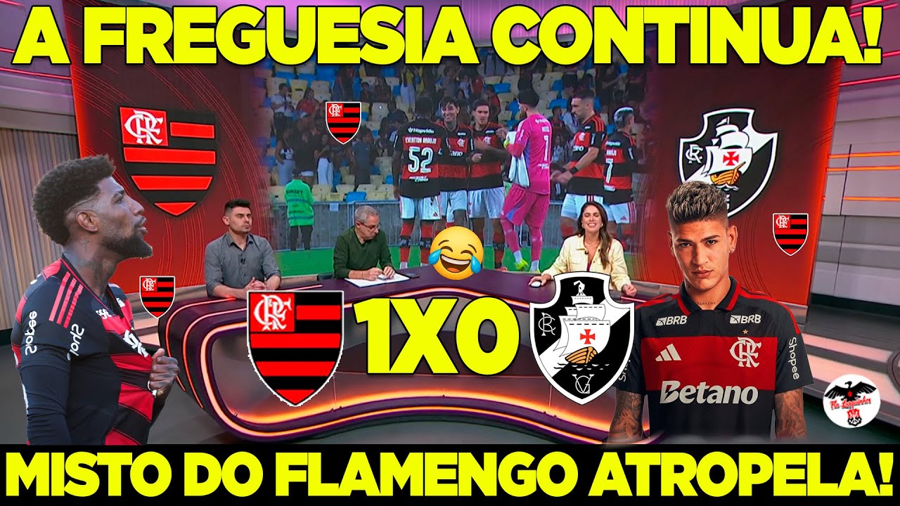 A FREGUESIA CONTINUA! FLAMENGO 1X0 VASCO NO MARACANÃ! VITÓRIA DO MENGÃO NO CAMPEONATO CARIOCA