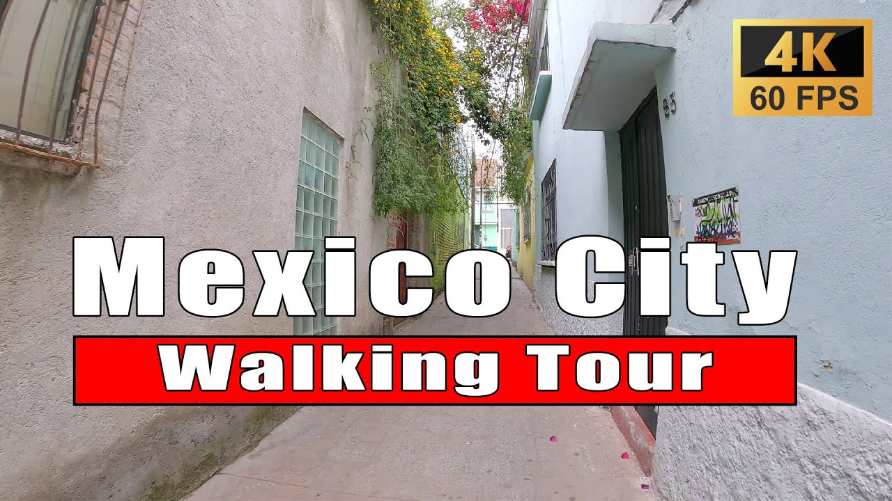 Cuidad de México | Desde Escandón hasta Tacubaya | Walking Tour 4K 60 fps