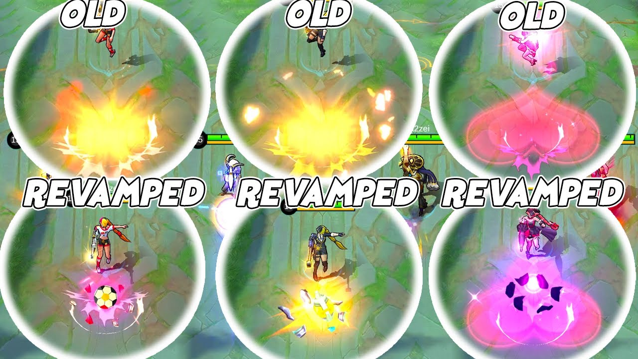 Lesley All Revamped Skin VS OLD Skill Effects MLBB Comparison