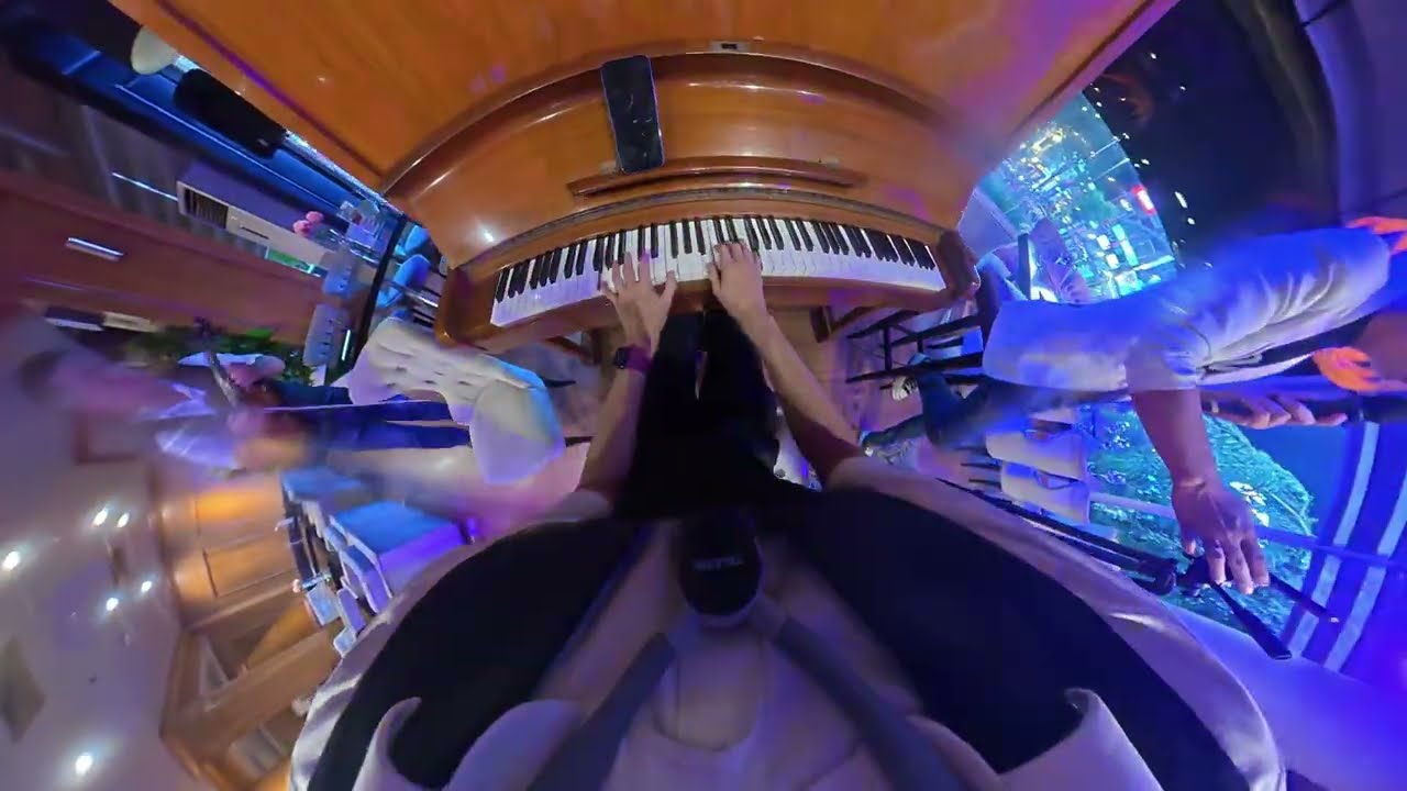 A rainy day performing at The Palace Hotel Saigon - Vietnam. Shot on DJI Osmo 360