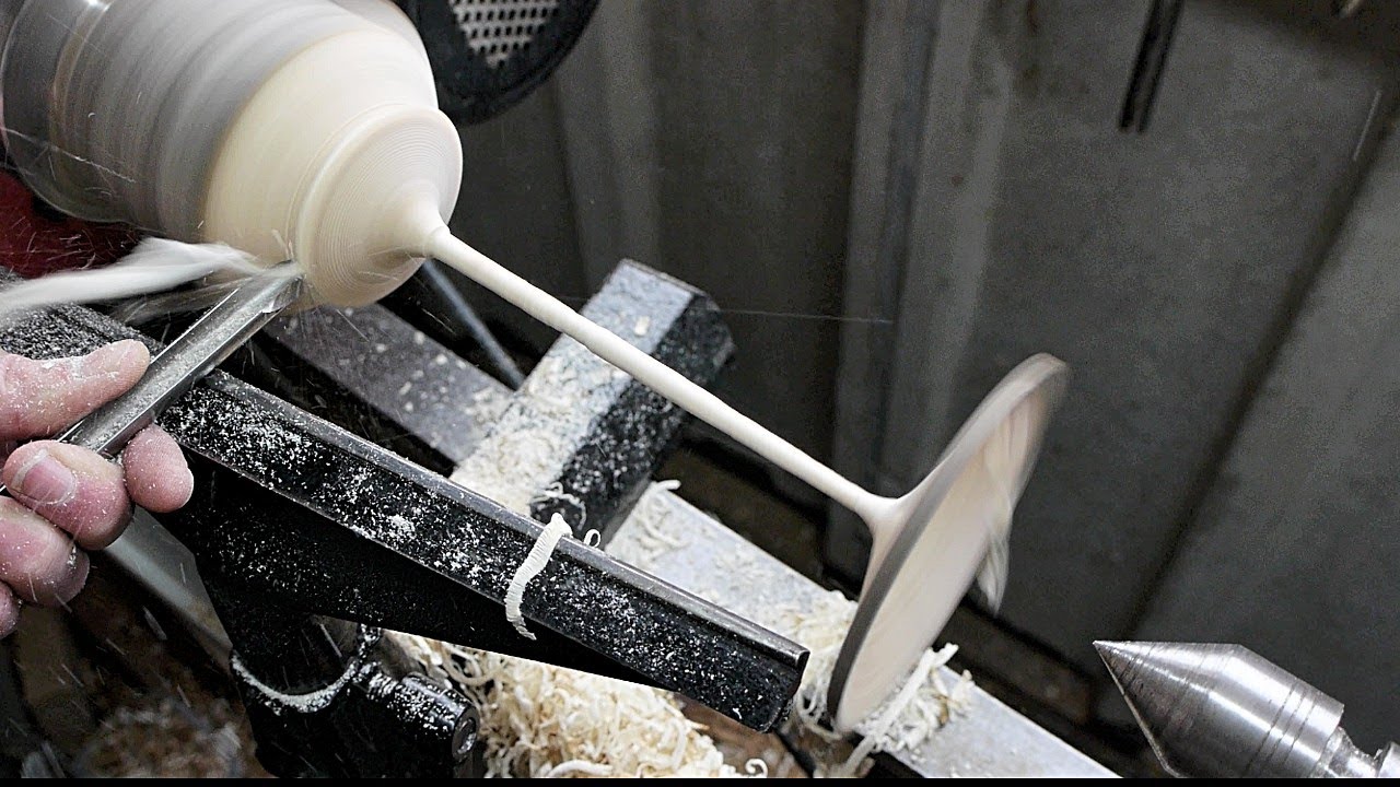 Woodturning - Apple Podlet - Wooden flower