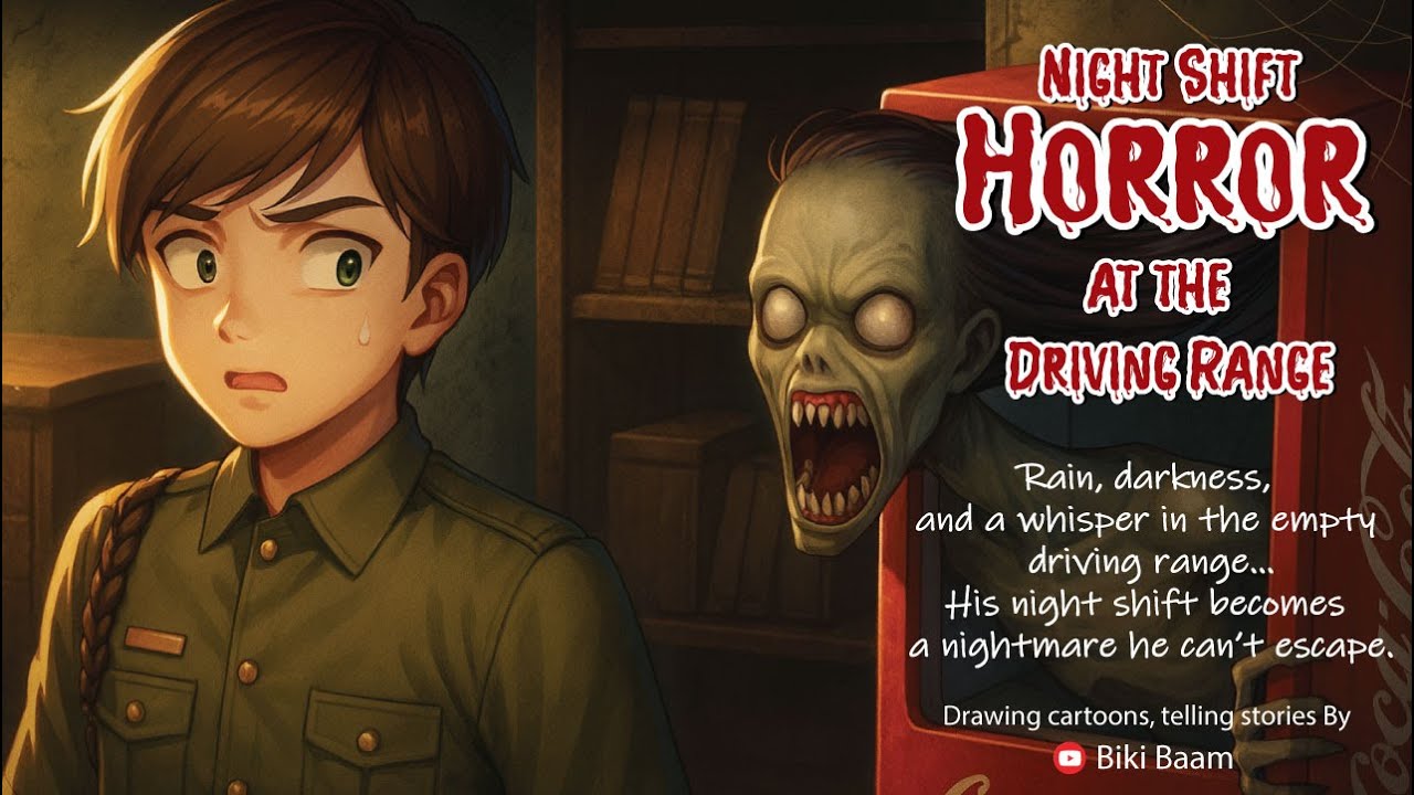 “Night Shift Horror at the Driving Range” #cartoon #drawing #anime #storytelling #speeddrawing #art