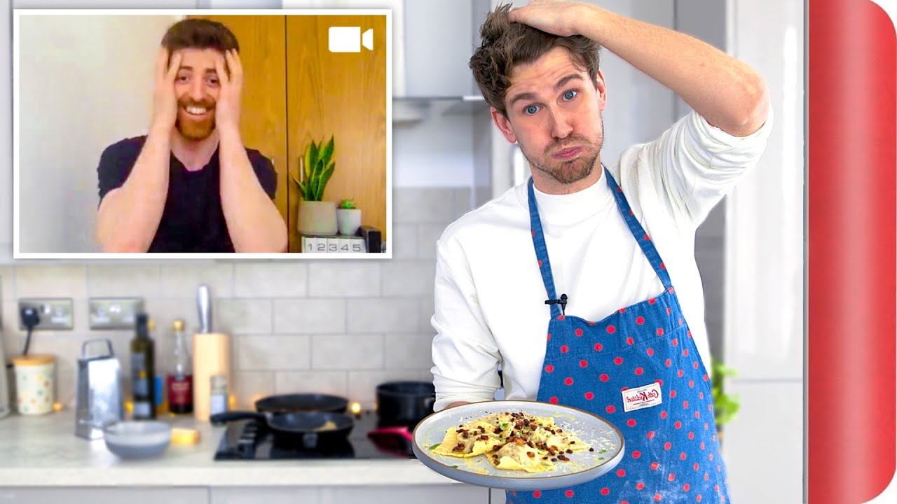 A Chef REMOTE CONTROLS a Home Cook!! | Handmade Ravioli | Sorted Food