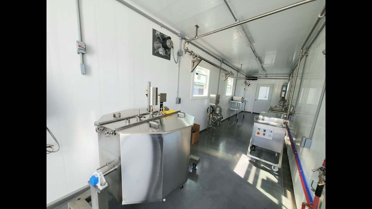Small Scale Butter Plant with Pasteurizer, Separator and Butter Churn