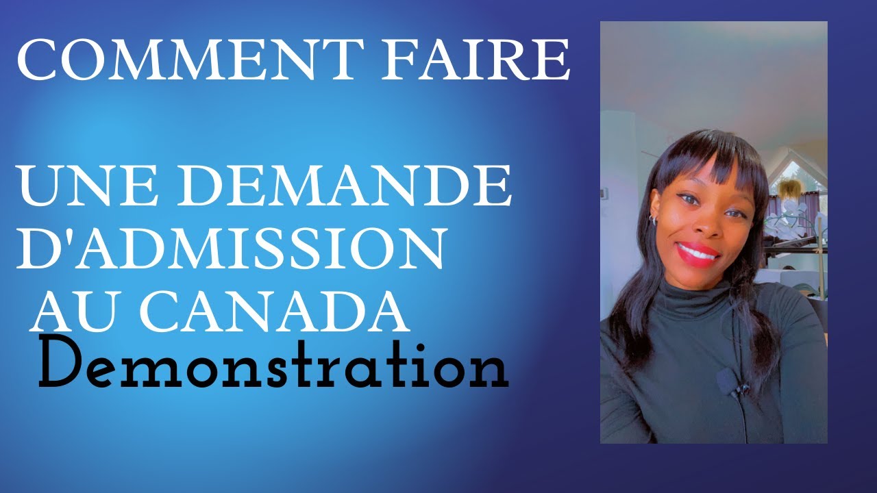 Comment Faire une Demande d'Admission à L'UNIVERSITÉ au CANADA