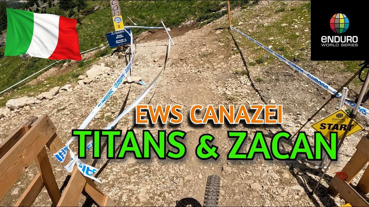 TITANS & ZACAN Val Di Fassa EWS Race runs with commentary