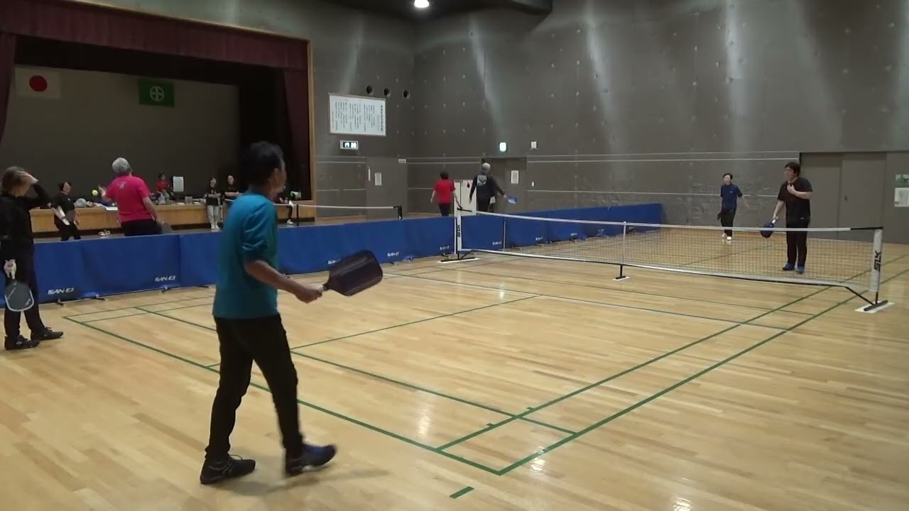 秋田ピックルボールクラブ_2026-2月ダブルス戦⑨｢大島･奥山｣-｢熊谷･土井｣