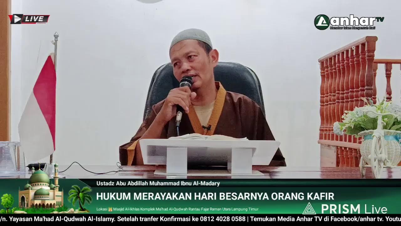 HUKUM MERAYAKAN HARI BESARNYA ORANG KAFIR | Ustadz Abu Abdillah Muhammad Ibnu Al-Madary