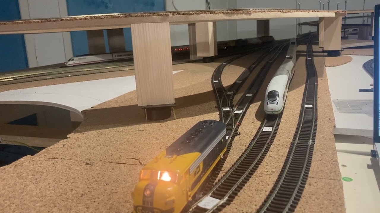 Test de circulation sur un r&eacute;seau en cours d'automatisation et de construction