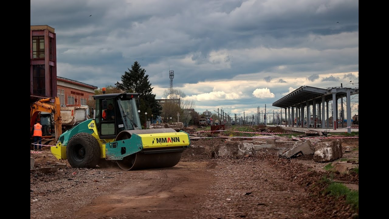 Stadiu Lucrari, Statia CF Fetesti 03.04.2025
