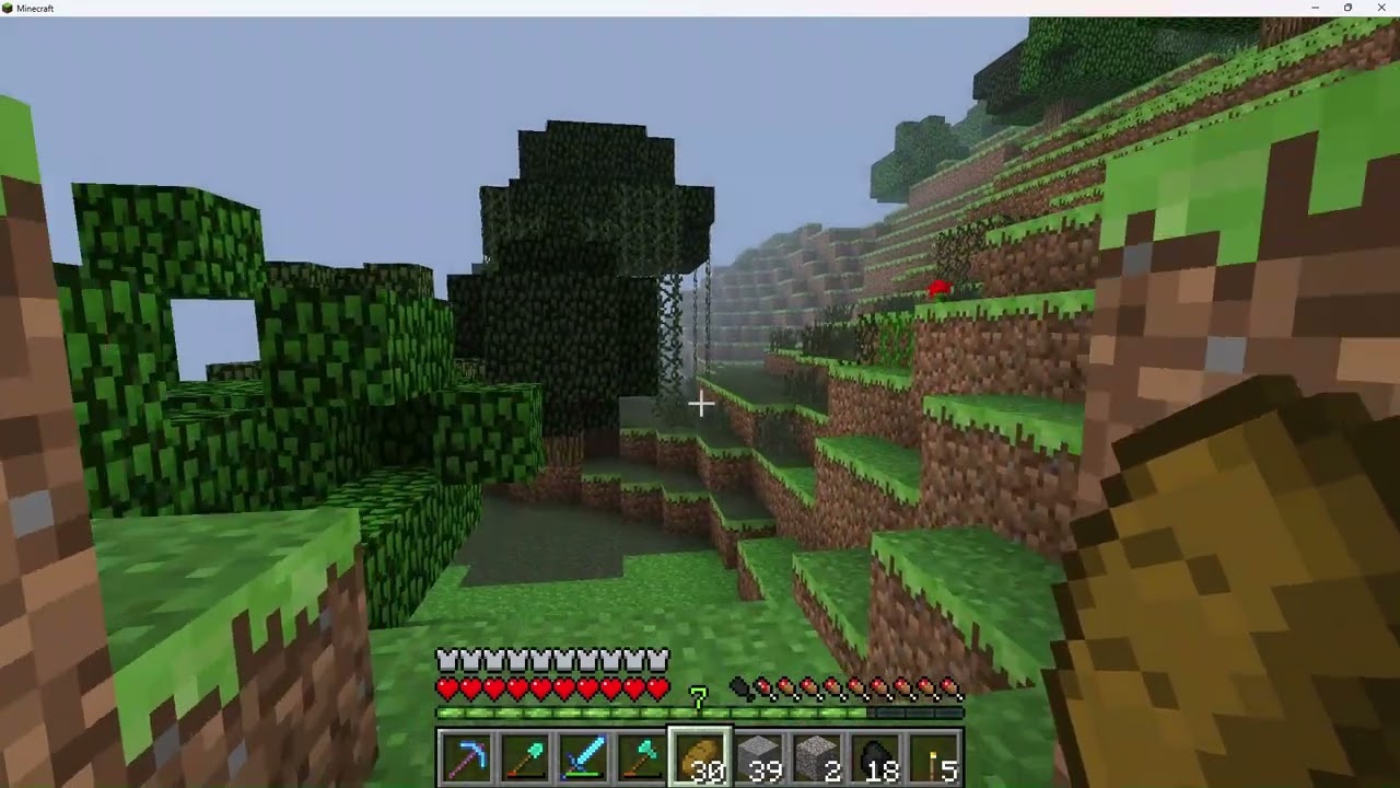 Digging out a mine | Minecraft Multiplayer 11