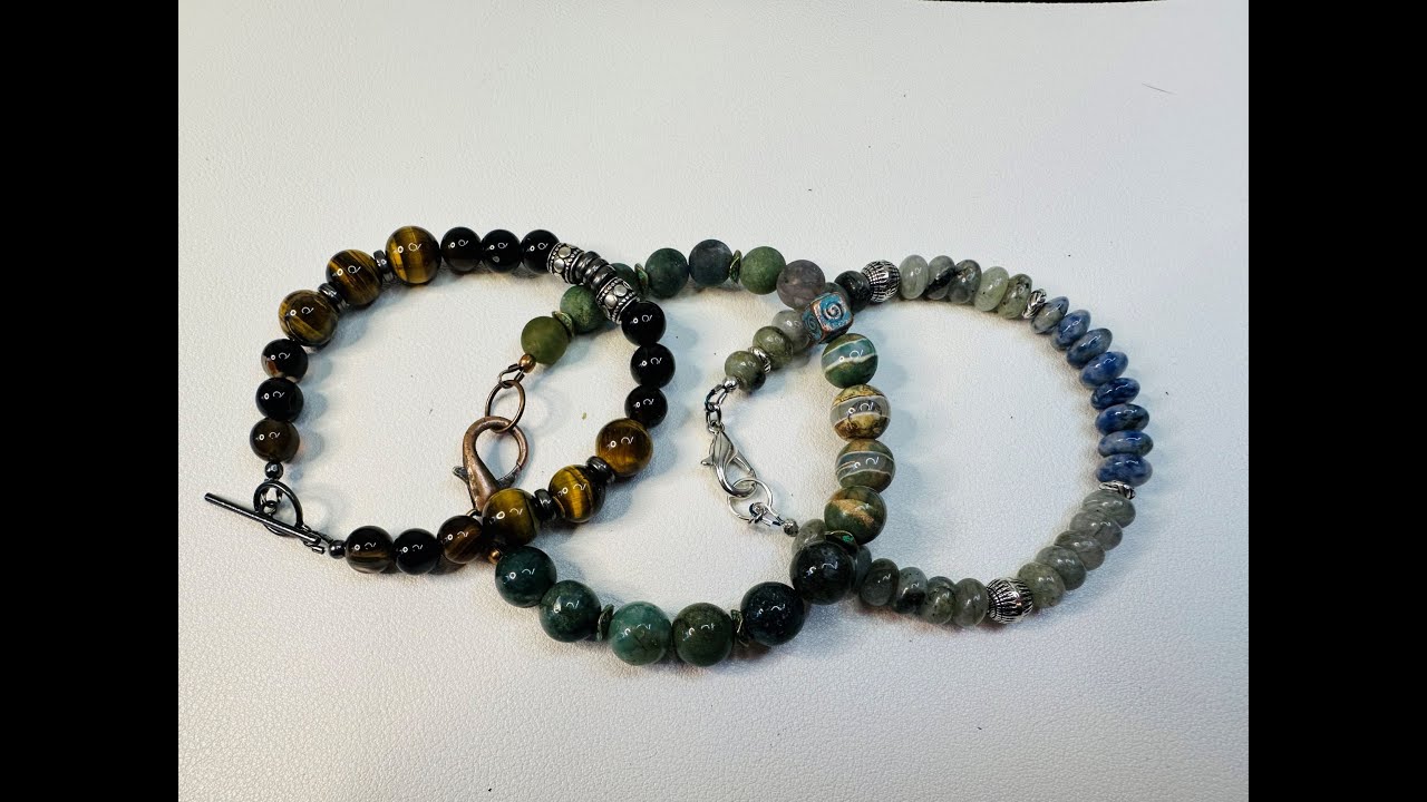 Easy Men''s Gemstone Bracelets! Requested by Tresa!