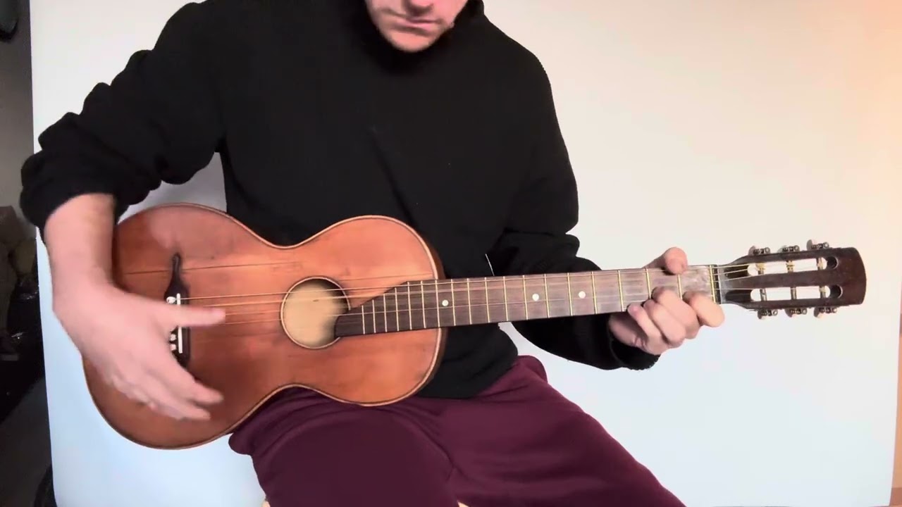Old German Parlor guitar around 1920? Demo