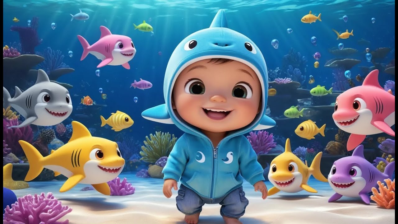 Baby Shark Color Swim | Fun Learning & Action Song for Toddlers