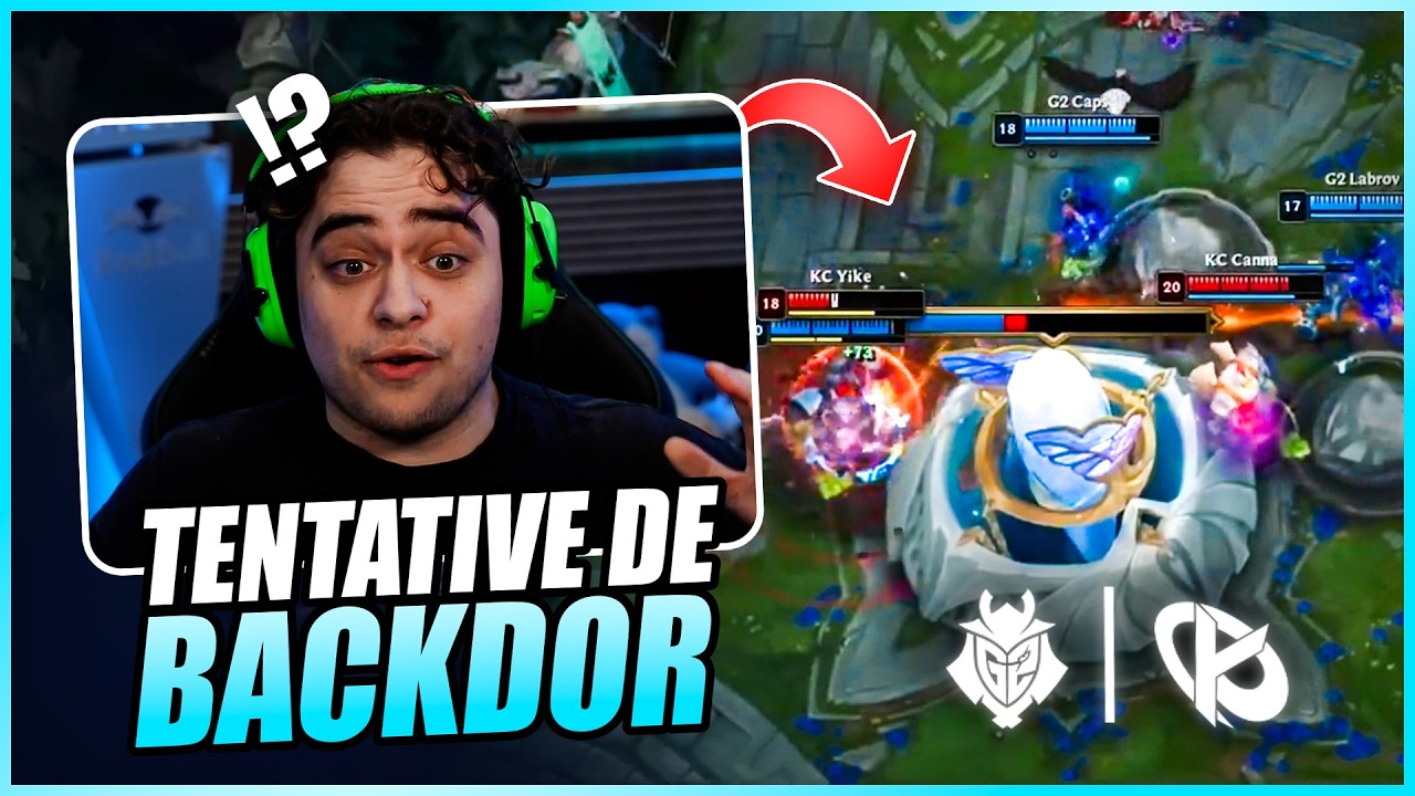 La r&eacute;action de Kameto &agrave; la fin de game entre KC et G2 (absolute cinema)