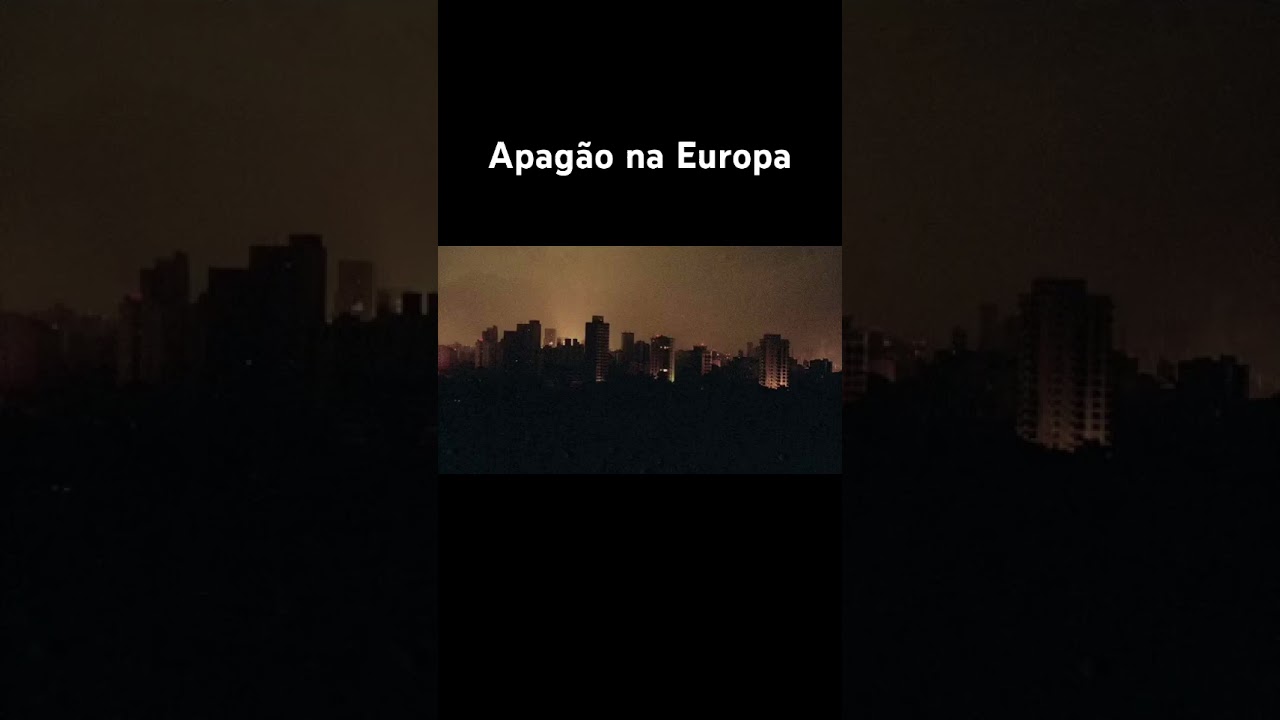 Apagão na Europa