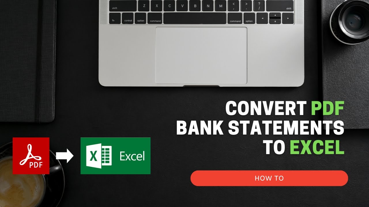 Convert PDF bank statements to Excel (howto)