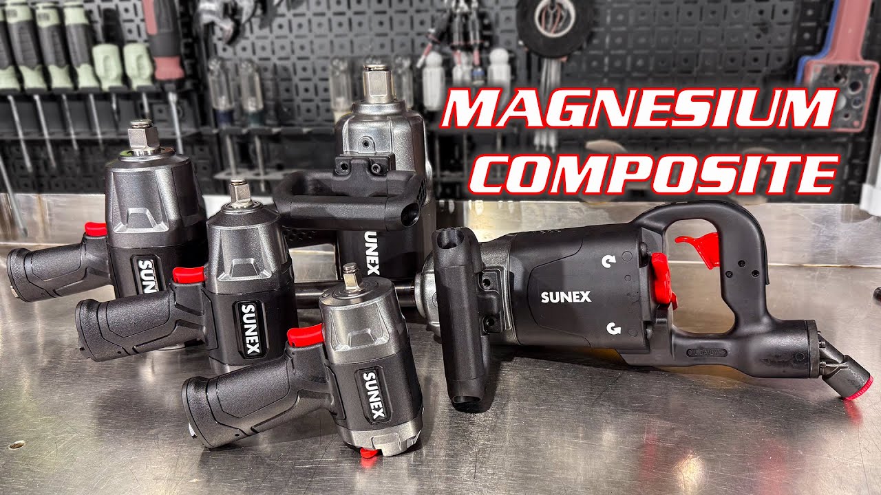 More IMPACT Less Weight (& $$) - SUNEX Tools Magnesium Composite Impact Wrenches