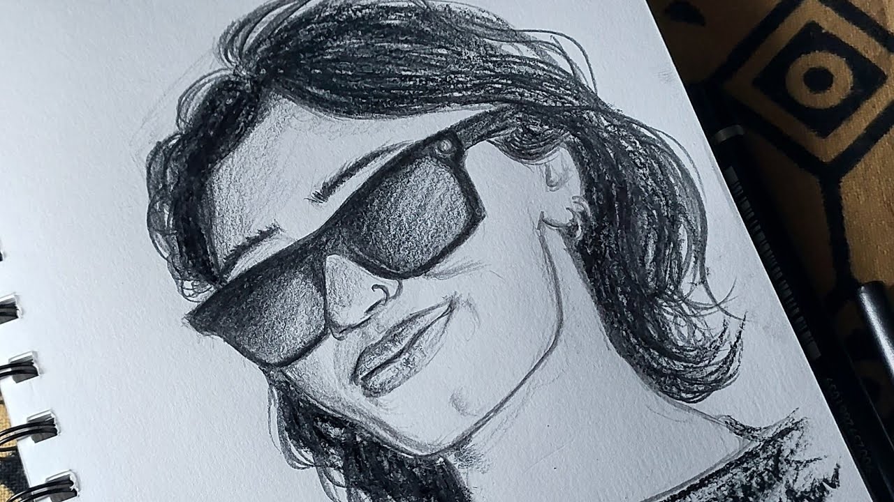 How to Draw A Girl - Time-lapse Sketch 