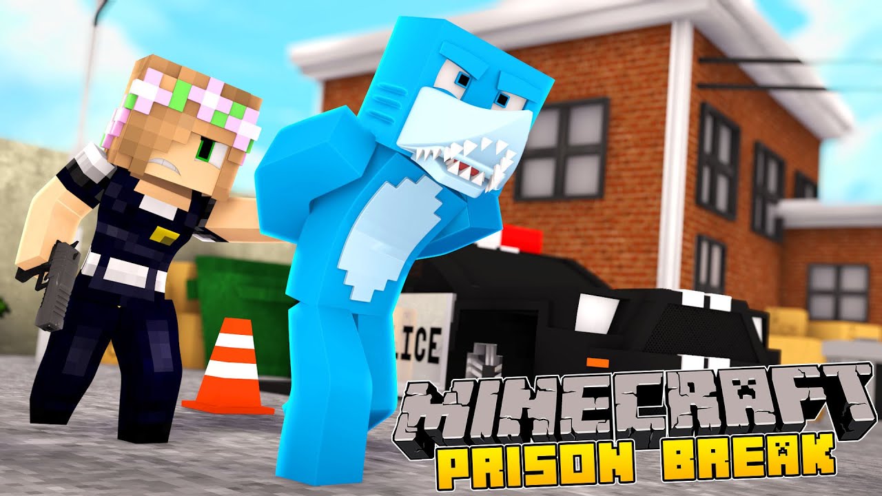 Minecraft - PRISON BREAK : SHARKY IS BACK IN PRISON!