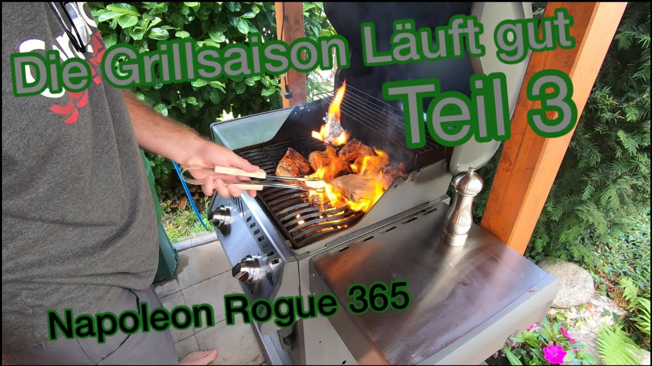Wochenende : Grillzeit mit dem Napoleon Rogue 365.
