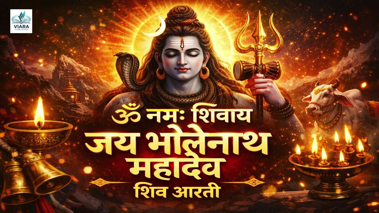 🔱 ॐ नमः शिवाय Om Namah Shivaya 🙏 Powerful Shiv Aarti | Jai Bholenath  Most Powerful Shiv Aarti |