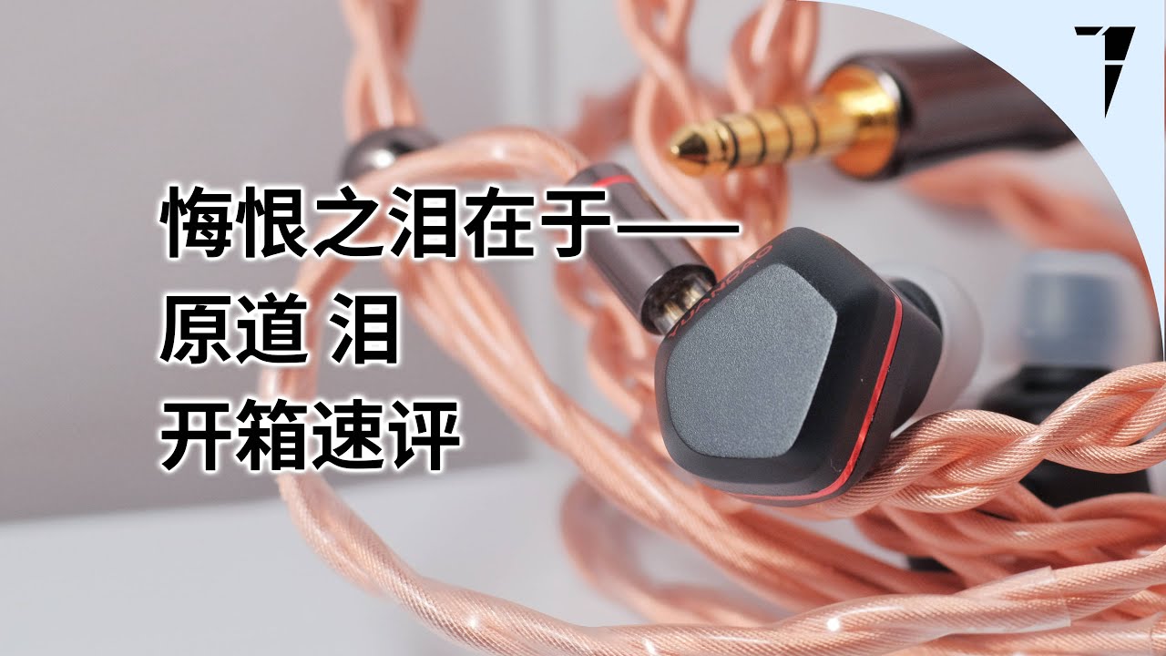 悔恨之泪的重点在于？NICEHCK 原道 泪 Tears 入耳耳机开箱速评 | TDShorts 中文台