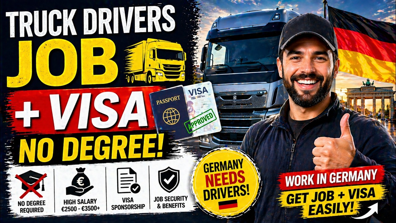 How to Get Truck Driver Jobs in Germany 🚛 | Salary, Visa & Requirements